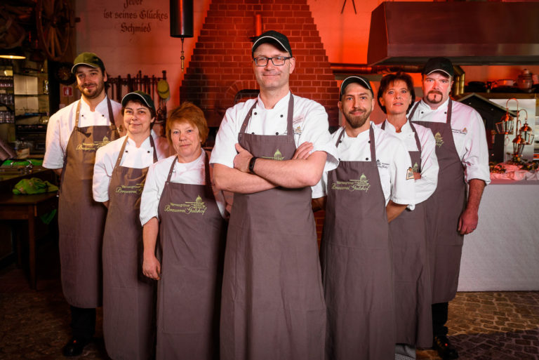 Wernesgrüner Brauerei Gutshof Personalfotos